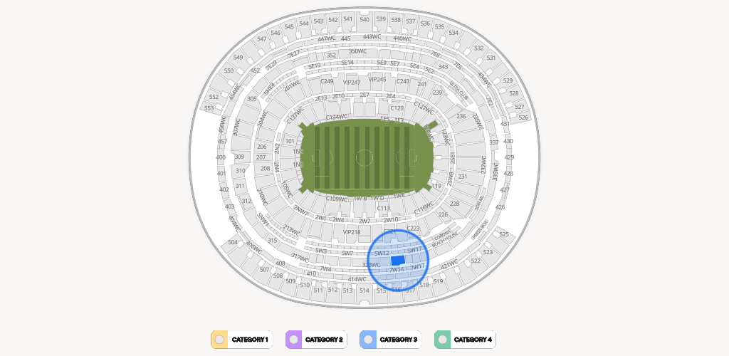 SoFi Stadium Seating Chart