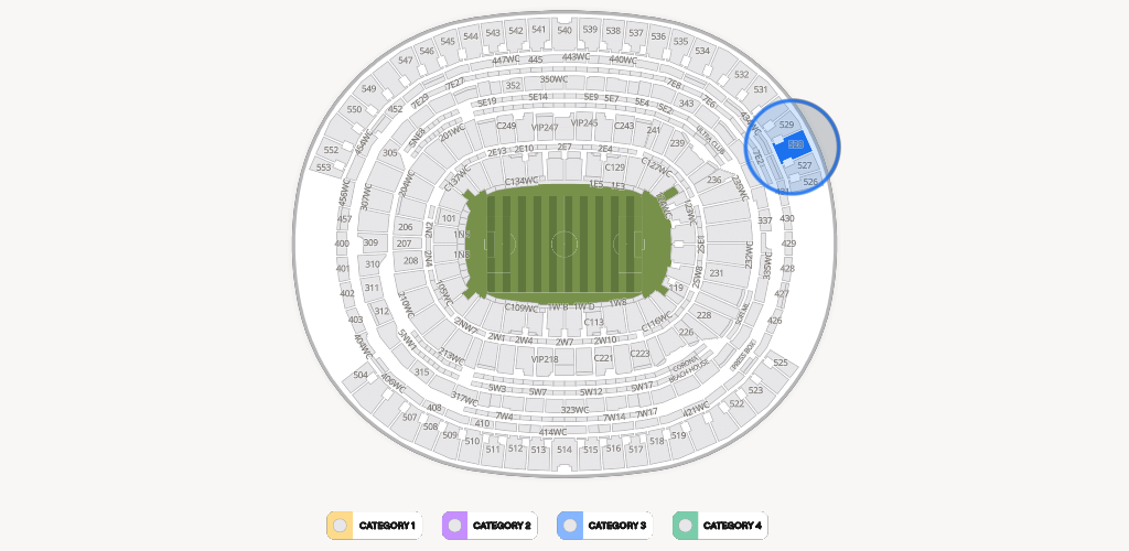 SoFi Stadium Seating Chart