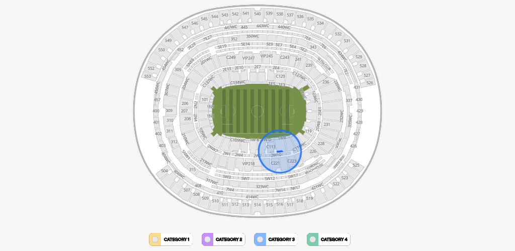 SoFi Stadium Seating Chart
