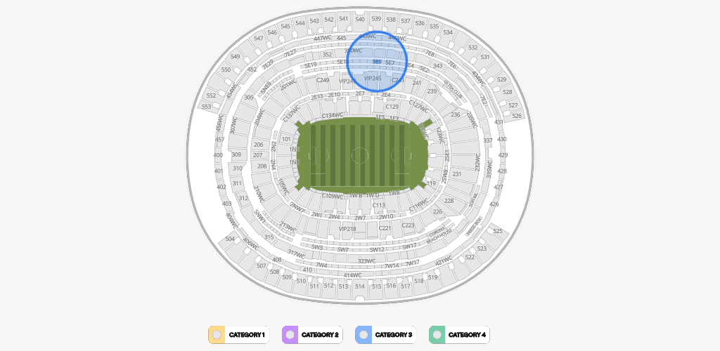 SoFi Stadium Seating Chart