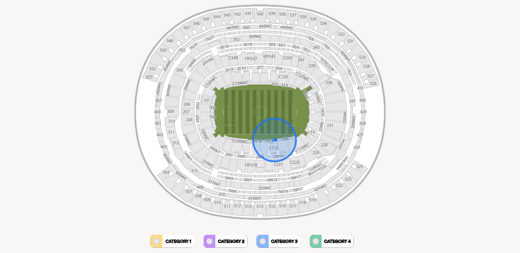 SoFi Stadium Seating Chart