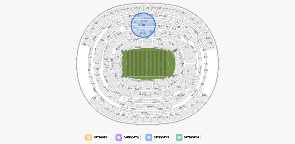 SoFi Stadium Seating Chart