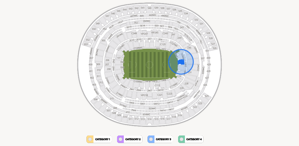 SoFi Stadium Seating Chart