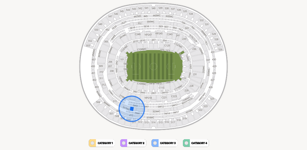 SoFi Stadium Seating Chart