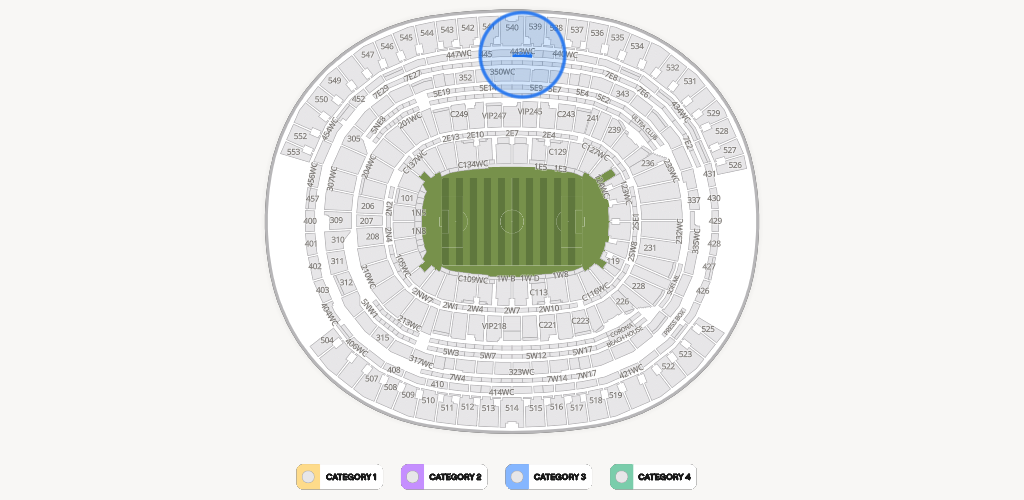 SoFi Stadium Seating Chart