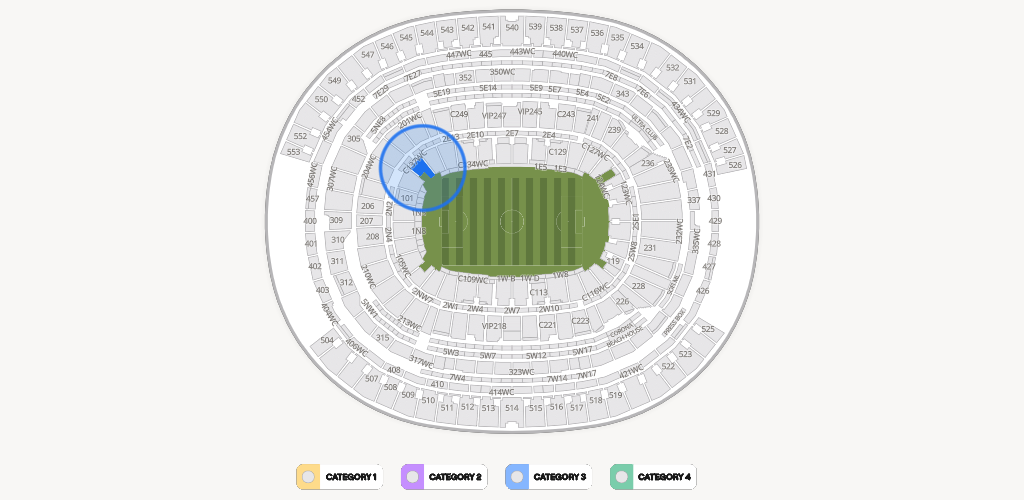 SoFi Stadium Seating Chart
