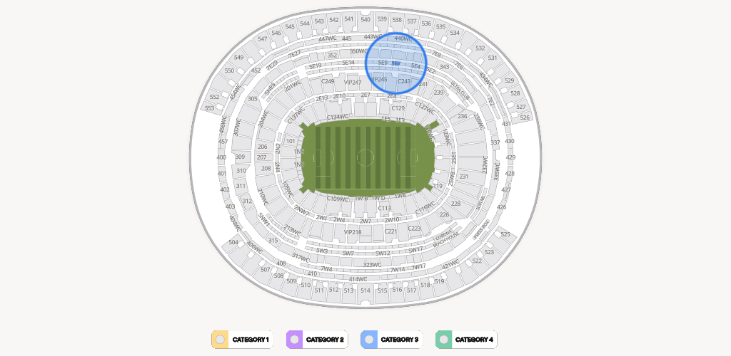 SoFi Stadium Seating Chart