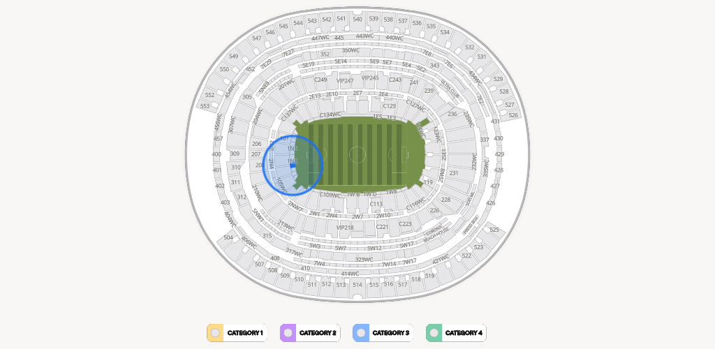 SoFi Stadium Seating Chart