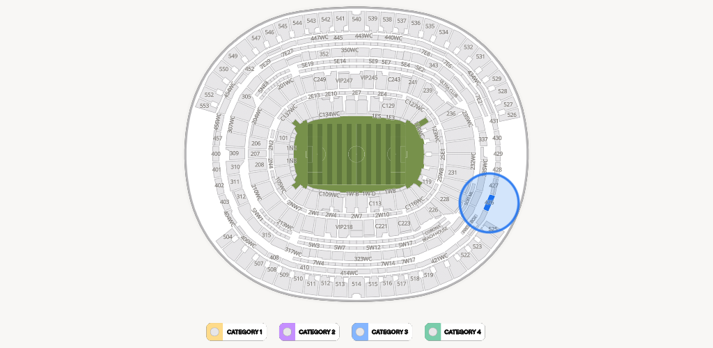 SoFi Stadium Seating Chart