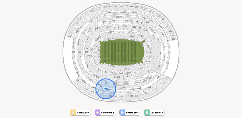 SoFi Stadium Seating Chart