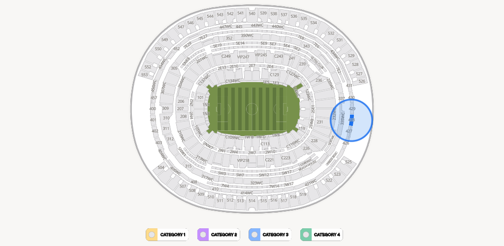SoFi Stadium Seating Chart
