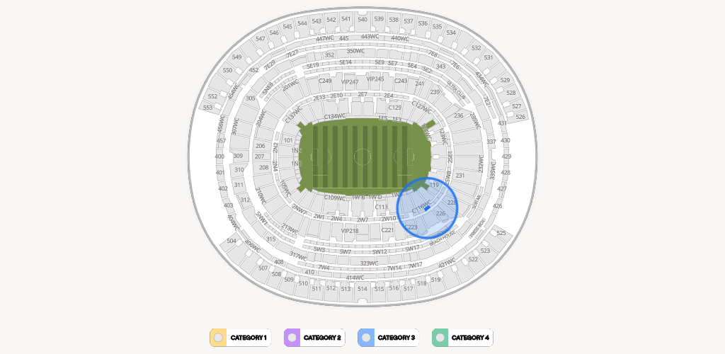 SoFi Stadium Seating Chart