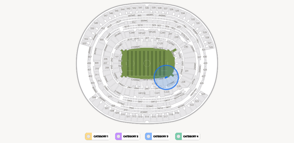 SoFi Stadium Seating Chart