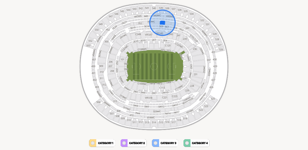 SoFi Stadium Seating Chart