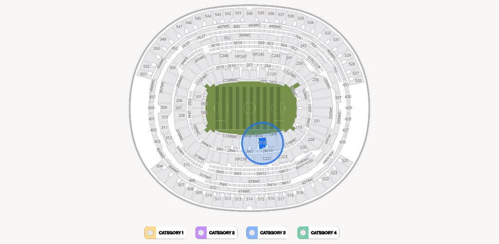 SoFi Stadium Seating Chart