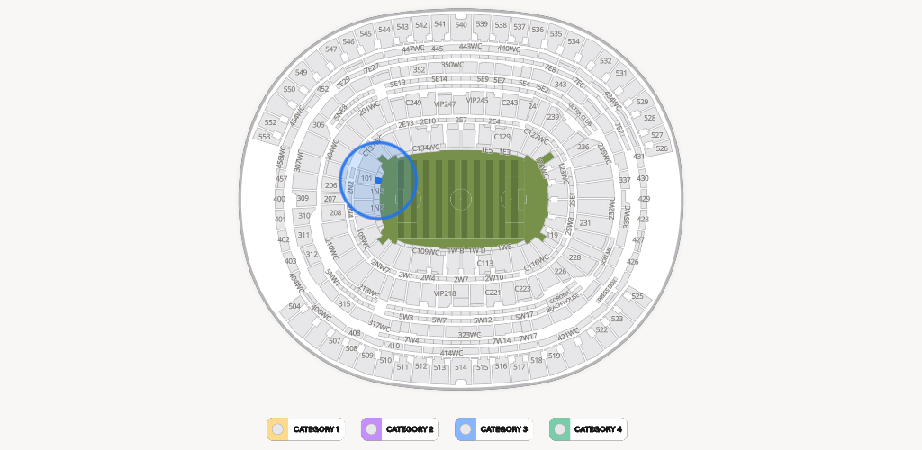 SoFi Stadium Seating Chart