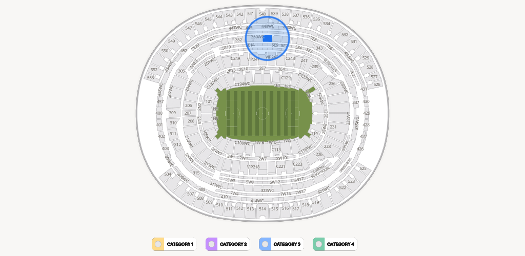 SoFi Stadium Seating Chart