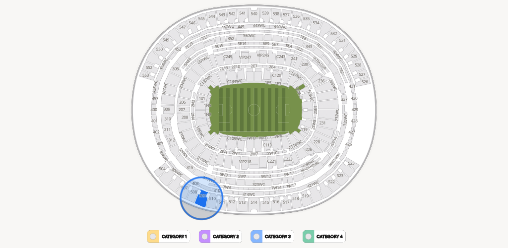 SoFi Stadium Seating Chart