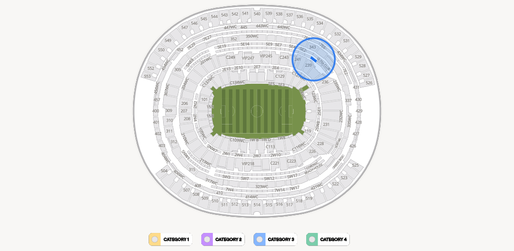 SoFi Stadium Seating Chart