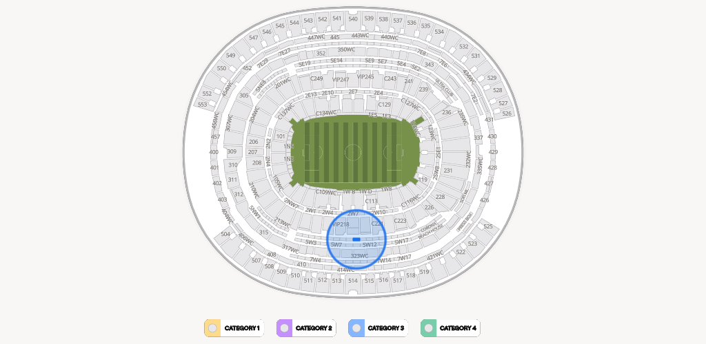SoFi Stadium Seating Chart