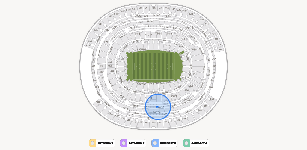 SoFi Stadium Seating Chart
