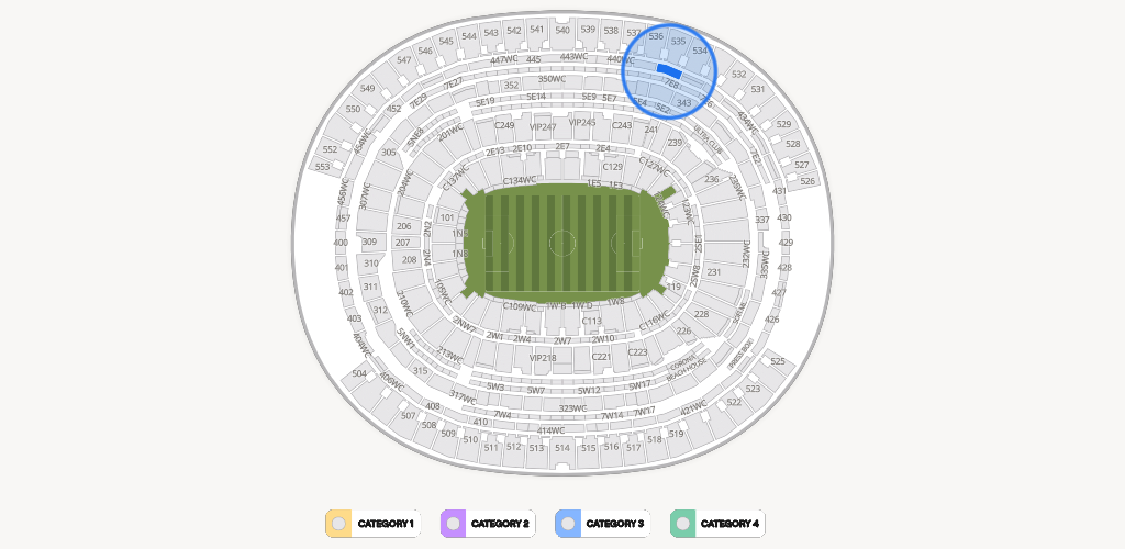 SoFi Stadium Seating Chart
