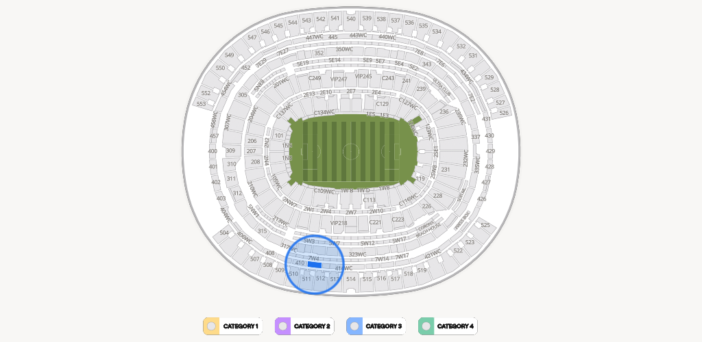 SoFi Stadium Seating Chart