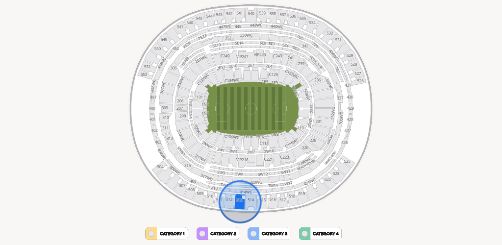 SoFi Stadium Seating Chart