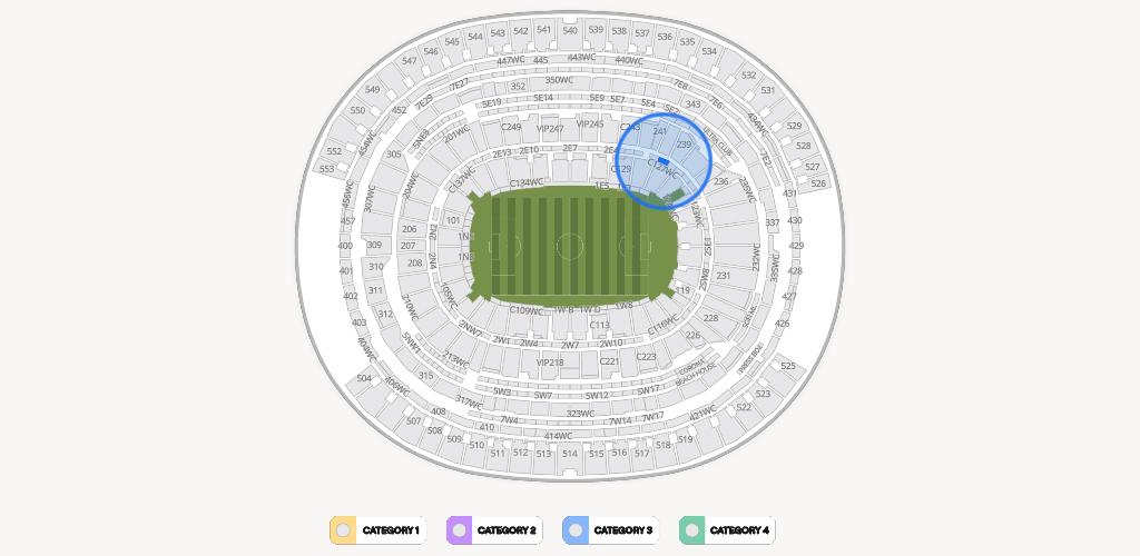 SoFi Stadium Seating Chart