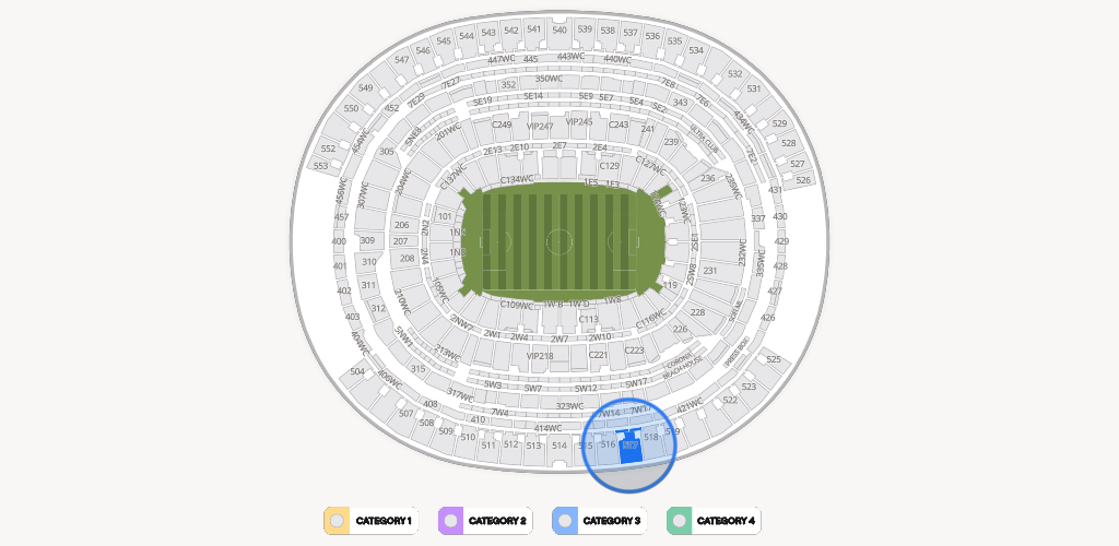 SoFi Stadium Seating Chart