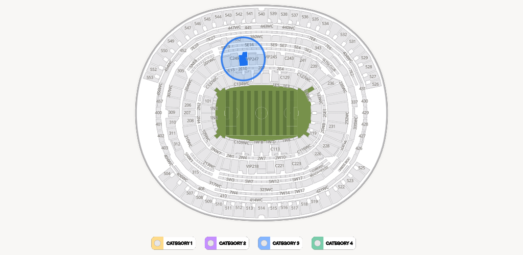 SoFi Stadium Seating Chart