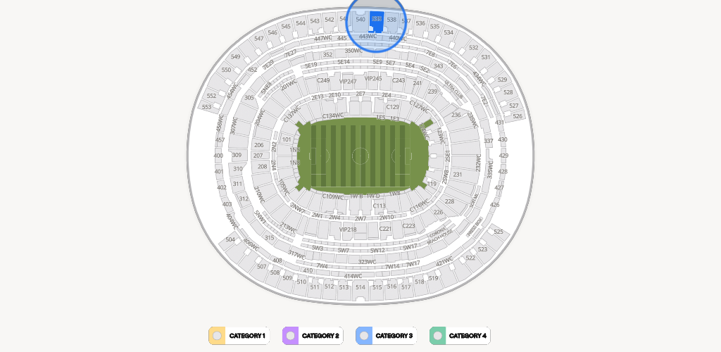SoFi Stadium Seating Chart
