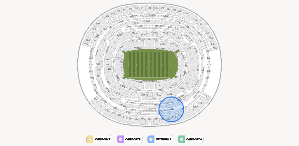 SoFi Stadium Seating Chart