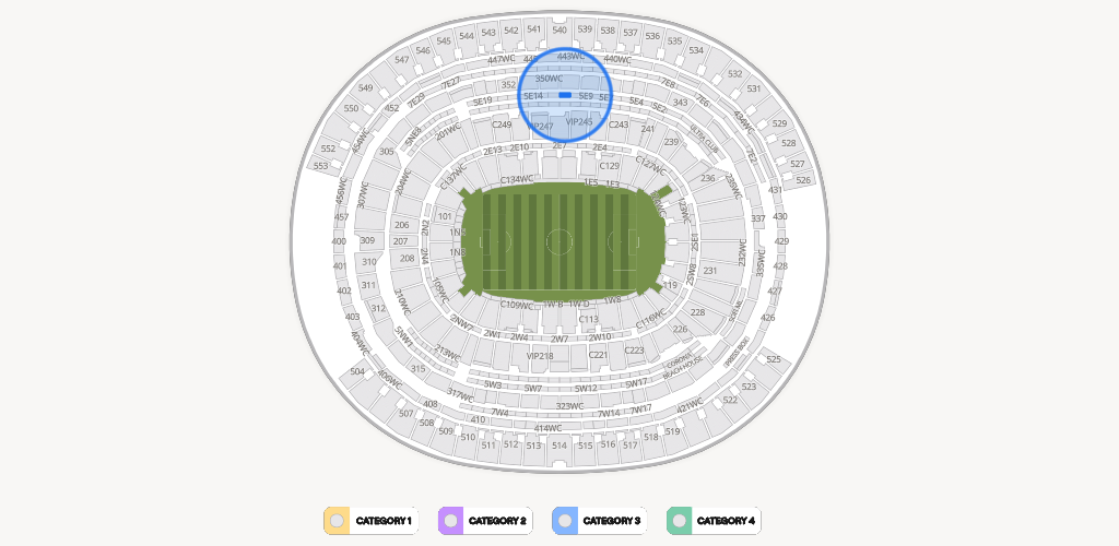 SoFi Stadium Seating Chart