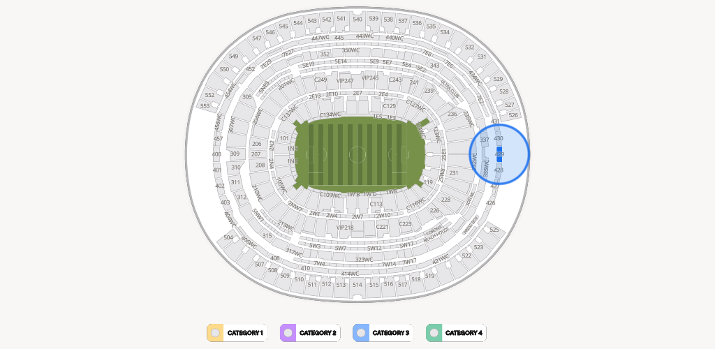 SoFi Stadium Seating Chart