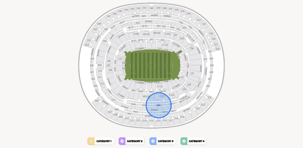 SoFi Stadium Seating Chart