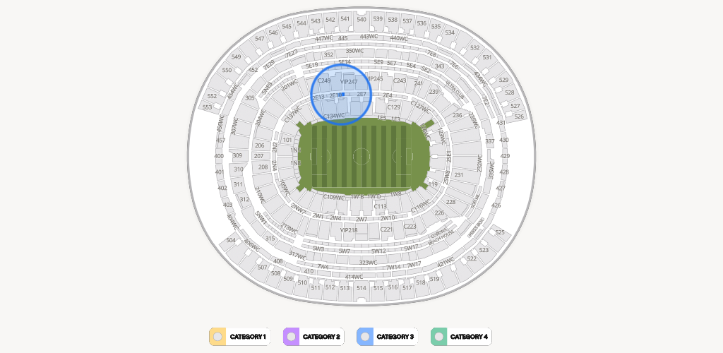 SoFi Stadium Seating Chart