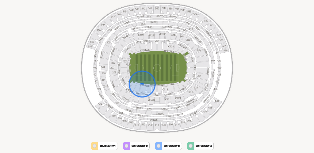 SoFi Stadium Seating Chart