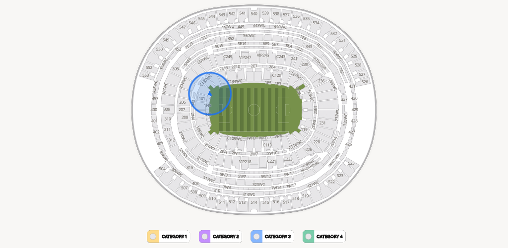 SoFi Stadium Seating Chart
