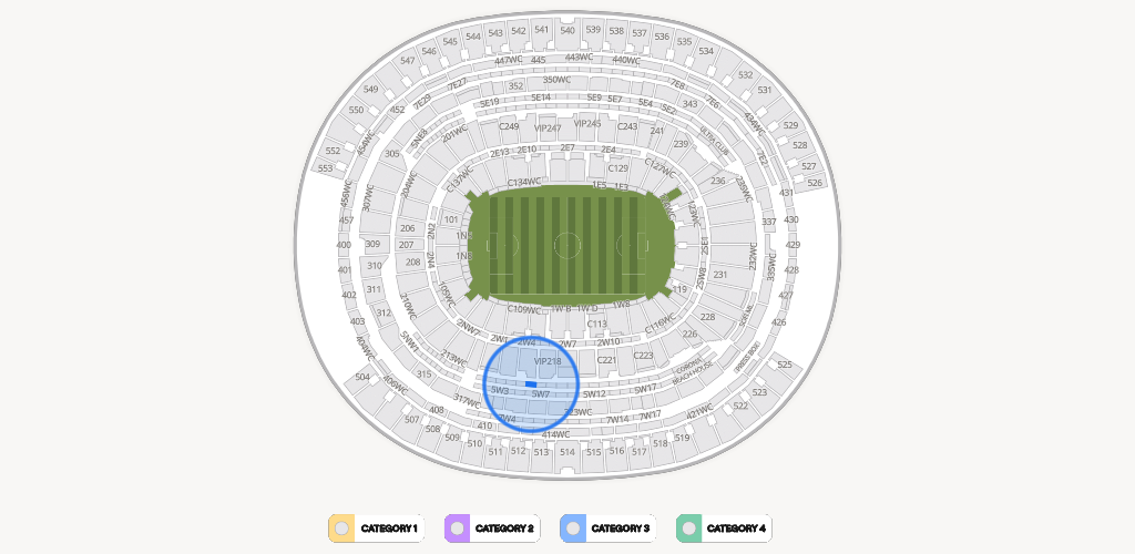 SoFi Stadium Seating Chart
