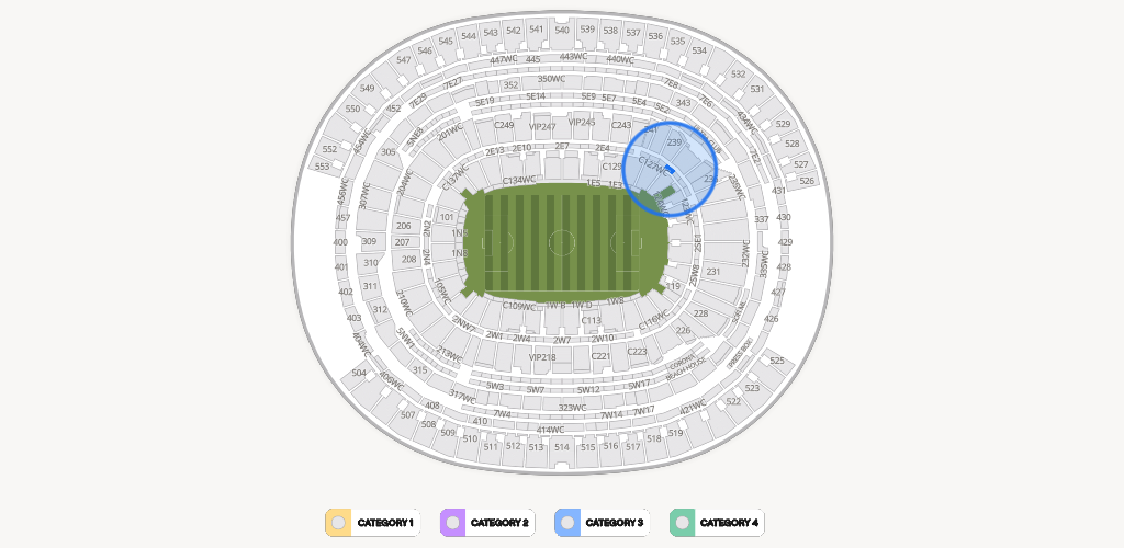 SoFi Stadium Seating Chart