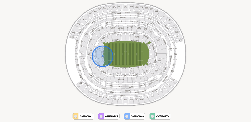 SoFi Stadium Seating Chart