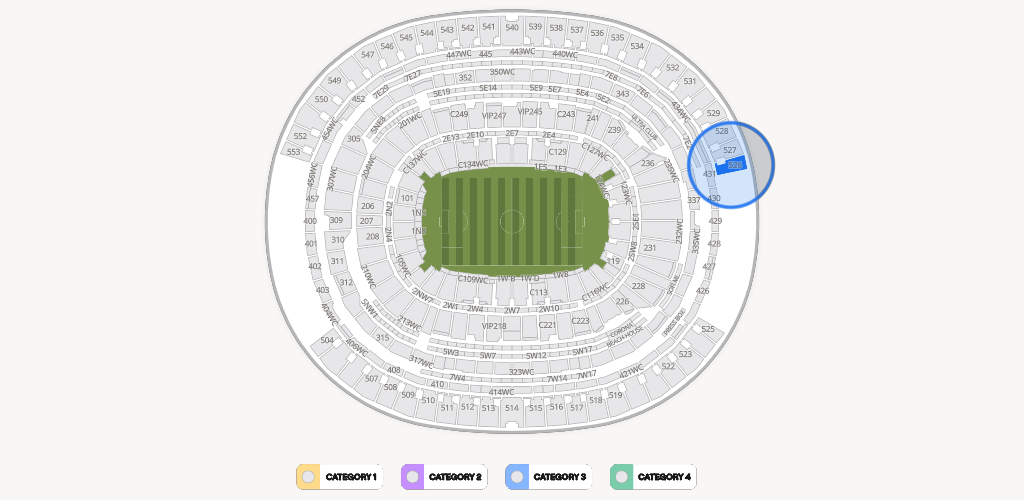 SoFi Stadium Seating Chart