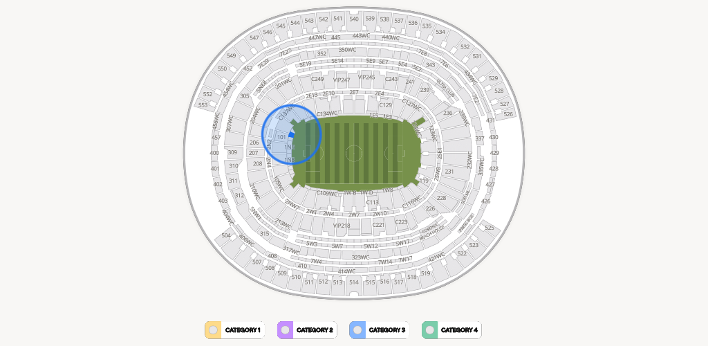 SoFi Stadium Seating Chart
