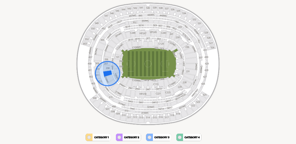 SoFi Stadium Seating Chart
