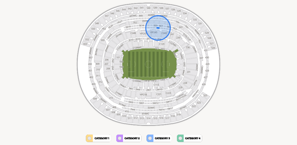 SoFi Stadium Seating Chart