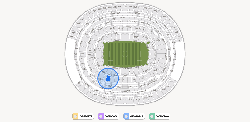 SoFi Stadium Seating Chart