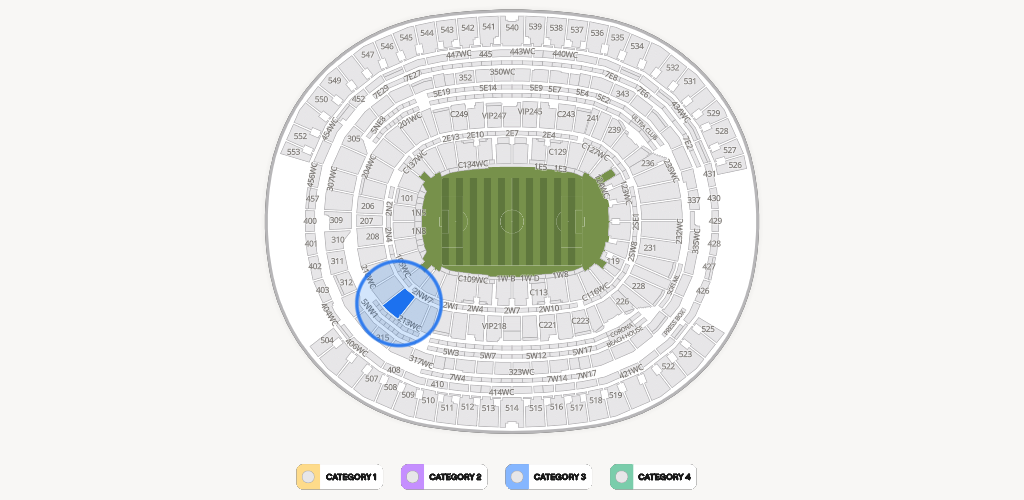 SoFi Stadium Seating Chart