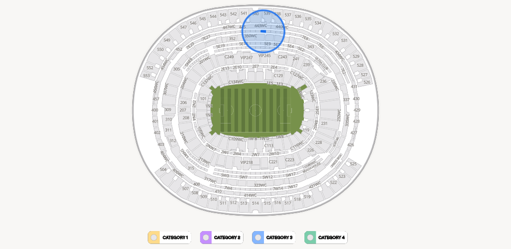SoFi Stadium Seating Chart