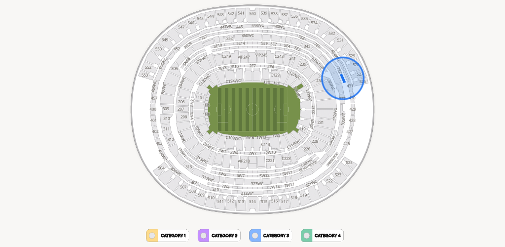 SoFi Stadium Seating Chart